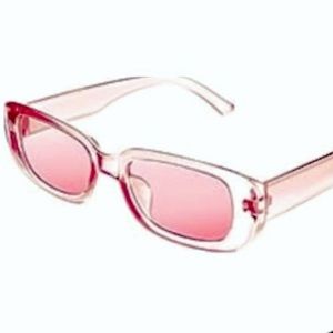 🆕NIP: Retro Pink Frame with Pink Lens Sunglasses